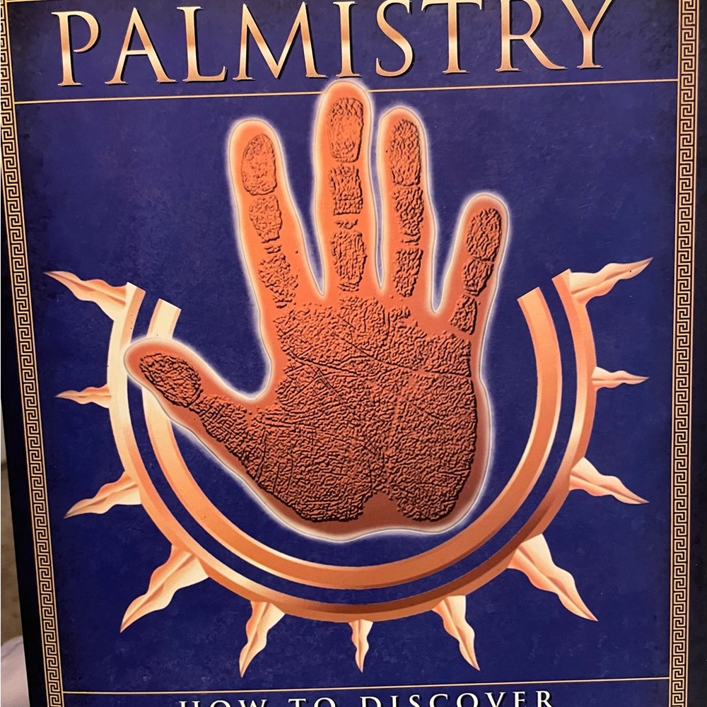 Palmistry Book with Blue and Orange Cover